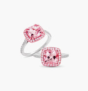 Bague à rayures bleues